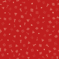 Happy Birthday Seamless Pattern Background