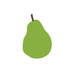 Pear fruit illustration