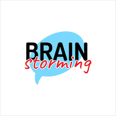Design about brainstorming concept