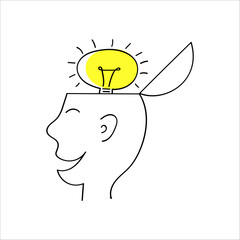 Design about brainstorming concept