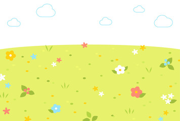 背景イラスト_草原