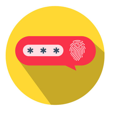 IMPRONTA DIGITALE ACCESSO CON PASSWORD KEY ASTERISCO illustrazioni fondo trasparente isolato icona