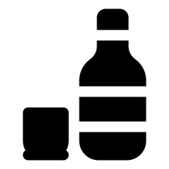soju icon vector illustration asset