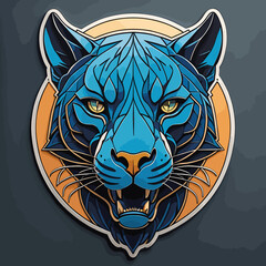 panther head vector
