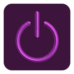 3d Line Neon Web Icon