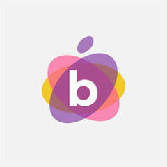 Letter B Colorful Abstract logo
