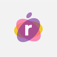 Letter R Colorful Abstract logo