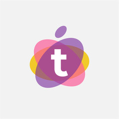 Letter T Colorful Abstract logo