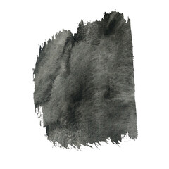watercolor painitng black asian ink brush abstract hand drawn.png .wet on wet style.