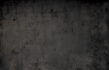 Obraz premium Black texture metal wall background grunge style, Generative AI