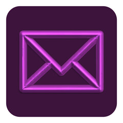 3d Line Neon Web Icon