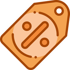 price label two tone icon