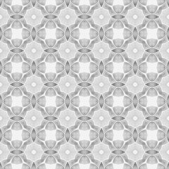 Mosaic seamless pattern. Black and white quaint