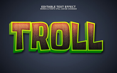modern cartoon text effect. comic font style. graffiti typography