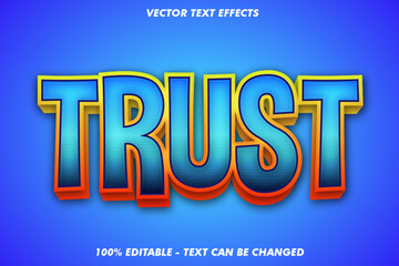modern cartoon text effect. comic font style. graffiti typography