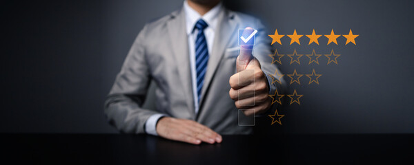 Product or service review ideas from customers, writing reviews from customers who use the products and services of the store to express their satisfaction and increase the credibility of the store.