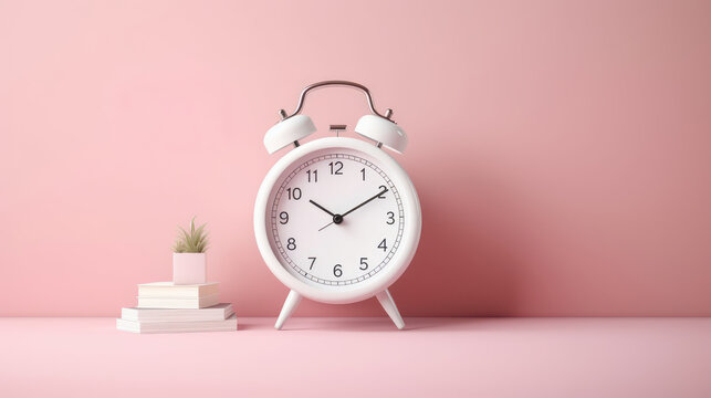 Realistic Clock for Time Management and Self Organization Concept. Generative Ai