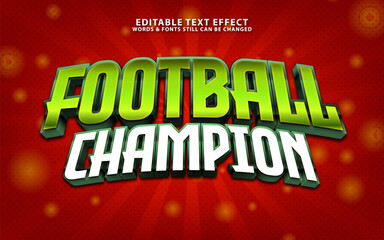 football esport text effect