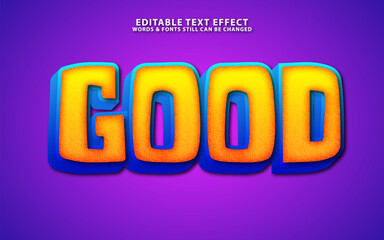 modern stylized cartoon text effect
