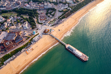 Bournemouth from above - Dorset - England - obrazy, fototapety, plakaty