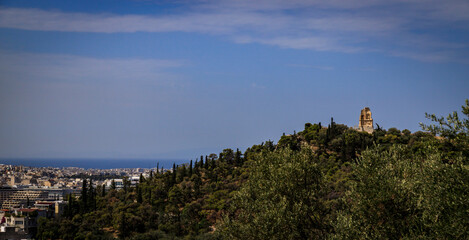 Fototapeta na wymiar View from Çanakkale - a city in northwestern Turkey in the Marmara region, on the Dardanelles Strait