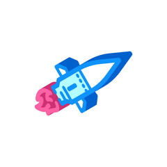 hypersonic missiles future technology isometric icon vector. hypersonic missiles future technology sign. isolated symbol illustration