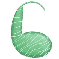 Green tree Number 06