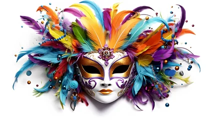 Tuinposter venetian carnival mask © wiizii
