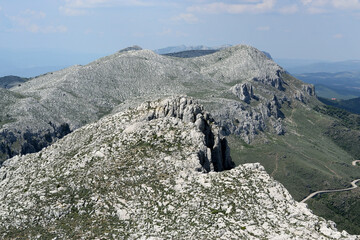 Veduta del gruppo montuoso del Montalbo