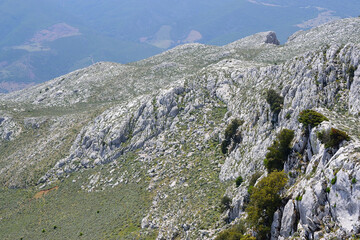 Veduta del gruppo montuoso del Montalbo