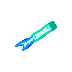 stitch ripper knitting wool isometric icon vector. stitch ripper knitting wool sign. isolated symbol illustration