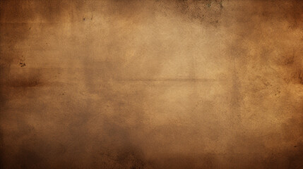 Obraz premium Banner with brown old paper background. Retro vintage style. Copy space. Generative AI