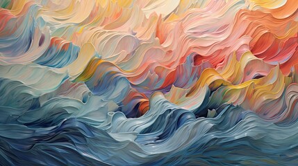Beautiful dreamy abstract background with pastel colors - generative ai