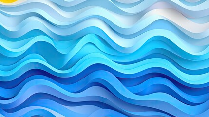 Abstract psychedelic background with creative wave design, wavy illustration with layered texture, modern psychic liquid art graphic for print or web purpose - Generative ai