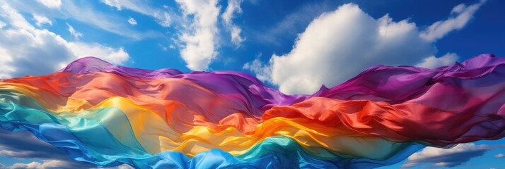 Fototapeta na wymiar Generative AI - Celebrating LGPT Pride: Embracing Diversity and Equality