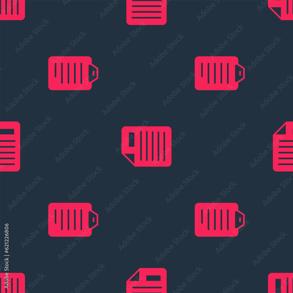 Poster set to do list or planning and file document on seamless pattern. vector