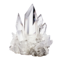 crystal isolated on transparent background cutout