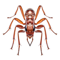 ant isolated on transparent background cutout