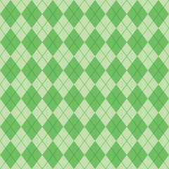 Seamless Light Green Argyle Pattern