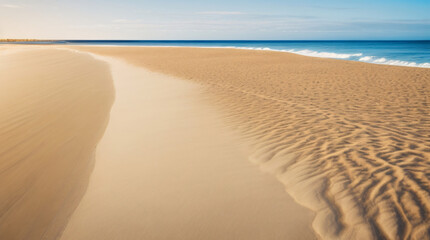 Fototapeta na wymiar sand dunes on the beach generative ai 