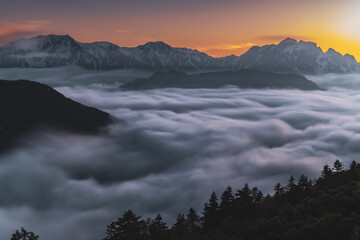 美しい山の風景