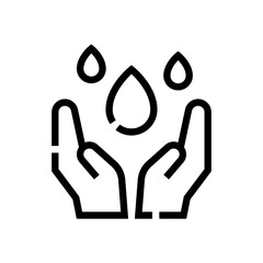 water outline icon
