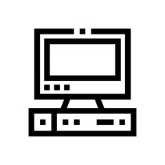 computer outline icon
