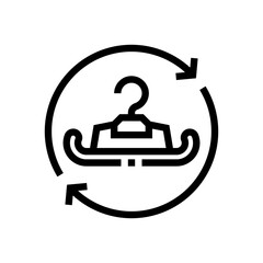 second hand outline icon