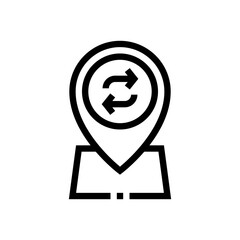 second hand outline icon