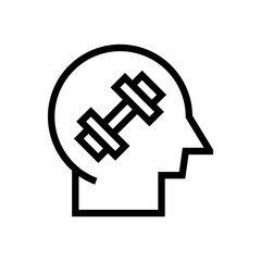 fitness outline icon