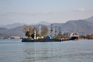 Port in Batumi. Autonomous Republic of Adjara. Georgia