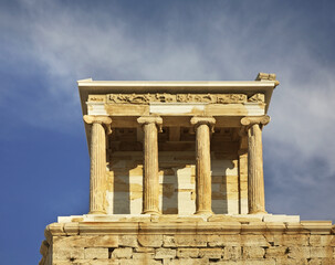 Temple of Athena Nike. Acropolis of Athens. Greece