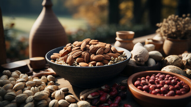 nuts   HD 8K wallpaper Stock Photographic Image