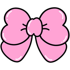 pink ribbon bow